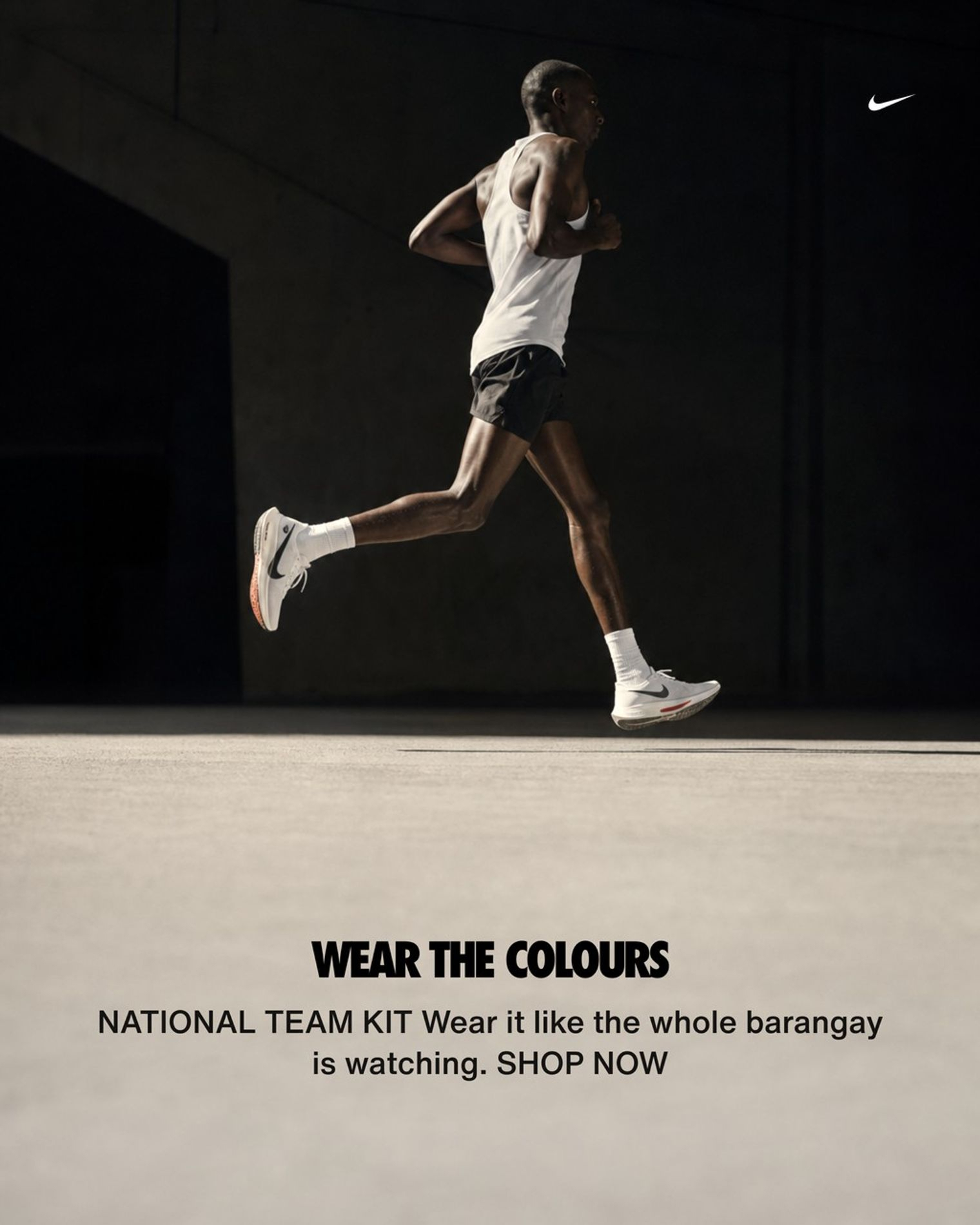 Nike · Instagram — Lace up in the colours. The National Team Kit is here — wear it like the whole barangay is watching. Grab yours now.
